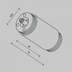 Комплектующие для систем освещения с токоведущими элементами Technical CA013IC-B