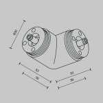 Комплектующие для систем освещения с токоведущими элементами Technical CA014CL-B