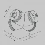 Комплектующие для систем освещения с токоведущими элементами Technical CA017TX-B