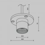 Комплектующие для систем освещения с токоведущими элементами Technical CA023BI-P-B
