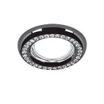 Светильник Gauss Strass CA038 Круг. Кристал/Черный, Gu5.3 (CA038)