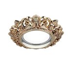 Светильник Gauss Antique CA052 Круг. Золото/Черный Gu5.3 (CA052)