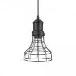 Ideal Lux CAGE SP1 PLATE NERO Светильник подвесной