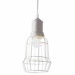 Ideal Lux CAGE SP1 SQUARE BIANCO Светильник подвесной Ideal Lux CAGE SP1 SQUARE BIANCO Светильник подвесной