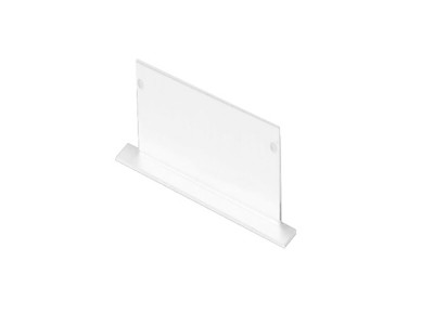 Боковая глухая заглушка для профиля DL18502RAL9003 Donolux CAP18502RAL9003