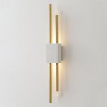 Бра Crystal Lux CARTA AP6W LED WHITE/BRASS