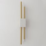 Бра Crystal Lux CARTA AP6W LED WHITE/BRASS