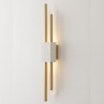 Бра Crystal Lux CARTA AP6W LED WHITE/BRASS