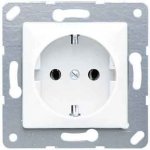 JUNG CD 500/CD plus Бронза Розетка с/з для установки под откидную крышку, размер 50х50, винт зажим (CD121BB)