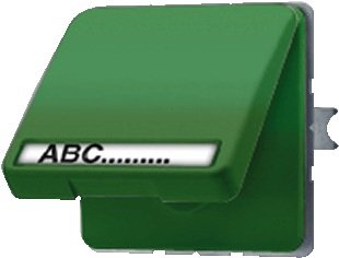 JUNG CD 500/CD plus Зеленый Розетка с/з с крышкой и полем для надписи (CD520NAWUGN) JUNG CD 500/CD plus Зеленый Розетка с/з с крышкой и полем для надписи (CD520NAWUGN)