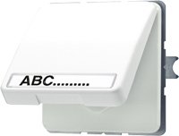 JUNG CD 500/CD plus Черный Розетка с/з с крышкой с полем для надписи (CD520NAWUSW) JUNG CD 500/CD plus Черный Розетка с/з с крышкой с полем для надписи (CD520NAWUSW)