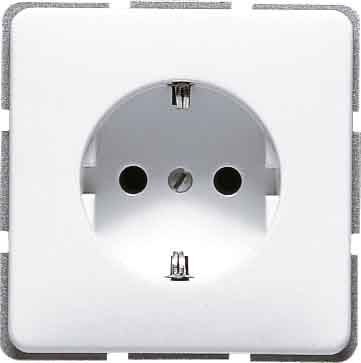 JUNG CD 500/CD plus Платина Розетка с/з с защитными шторками винт зажим (CD521KIPT) JUNG CD 500/CD plus Платина Розетка с/з с защитными шторками винт зажим (CD521KIPT)