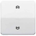 JUNG CD 500/CD plus Светло-серый Накладка нажимного электронного жалюзийного выключателя ДУ(радио) (CD5232FLG)