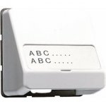 JUNG CD 500/CD plus Бел Корпус для разъемов с полем для надписи 23х59мм (CD554WW)