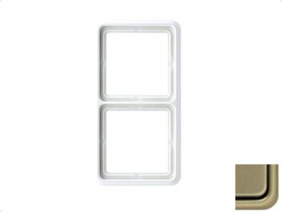 JUNG CD 500 Бронза Рамка 2-я (CD582GB) JUNG CD 500 Бронза Рамка 2-я (CD582GB)
