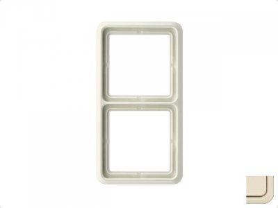 JUNG CD ударопрочн. бежевый Рамка 2-я (CD582WUW) JUNG CD ударопрочн. бежевый Рамка 2-я (CD582WUW)