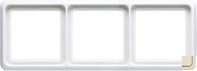 JUNG CD 500 бежевый Рамка 3-я (CD583W) JUNG CD 500 бежевый Рамка 3-я (CD583W)