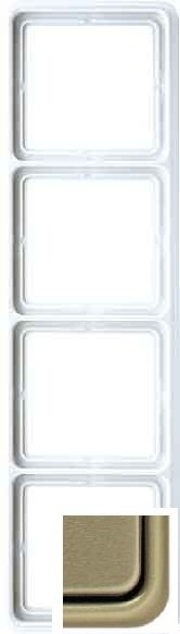 JUNG CD 500 Бронза Рамка 4-я (CD584GB) JUNG CD 500 Бронза Рамка 4-я (CD584GB)