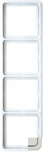 JUNG CD 500 Светло-серый Рамка 4-я (CD584LG)