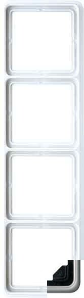 JUNG CD 500 Платина Рамка 4-я (CD584PT) JUNG CD 500 Платина Рамка 4-я (CD584PT)