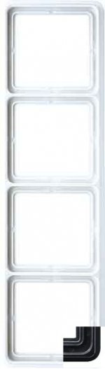 JUNG CD 500 Черный Рамка 4-я (CD584SW)