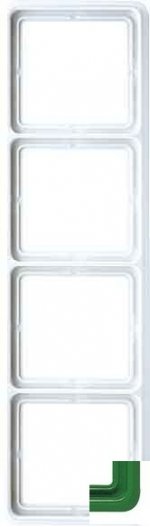 JUNG CD ударопрочн. Зеленый Рамка 4-я (CD584WUGN)
