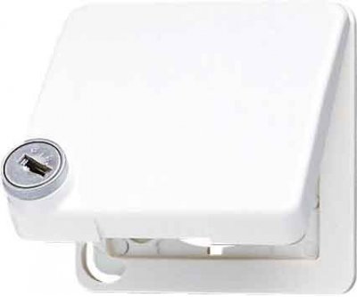 JUNG CD ударопр. Бел Откидная крышка с замком для изделий 50х50 (CD590BFSLKLWW) JUNG CD ударопр. Бел Откидная крышка с замком для изделий 50х50 (CD590BFSLKLWW)