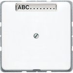 JUNG CD 500/CD plus Бел Вывод кабеля с полем для надписи (CD590NAAWW)