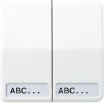 JUNG CD 500/CD plus бежевый Клавиша 2-я с полем для надписи (CD595NA)