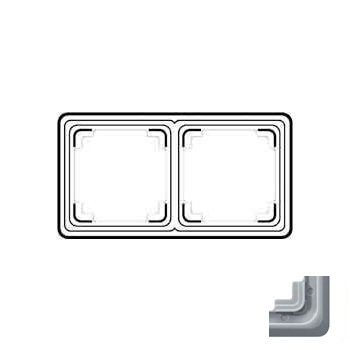 JUNG CD plus Светло-серый Рамка 2-я (CDP582LG) JUNG CD plus Светло-серый Рамка 2-я (CDP582LG)