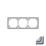 JUNG CD plus Светло-серый Рамка 3-я (CDP583LG)