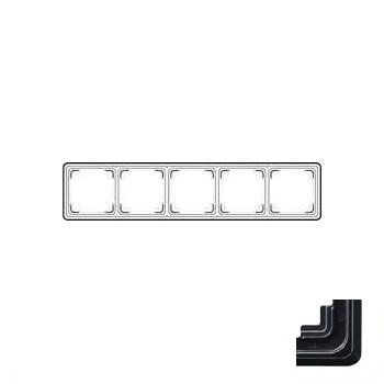 JUNG CD plus Черный Рамка 5-я (CDP585SW) JUNG CD plus Черный Рамка 5-я (CDP585SW)