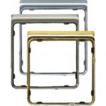 JUNG CD plus Внешняя цветная рамка Сталь (CDP82ES)