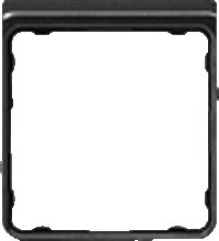 JUNG CD plus Внешняя цветная рамка Черный металлик (CDP82SWM) JUNG CD plus Внешняя цветная рамка Черный металлик (CDP82SWM)