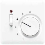 JUNG CD 500/CD plus Коричневый Накладка термостата комнатного с выкл.(механизм TR231U,TR241U)  (CDTR231PLBR)