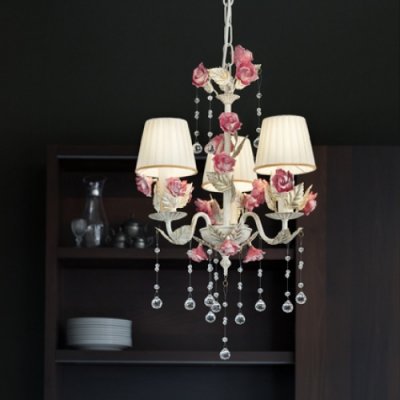 Подвесной светильник Masiero CERAMIC GARDEN 3 Avorio/Oro Pallido-Cuoio/Oro/Rame