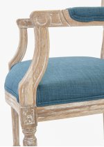 Мягкое полукресло с подлокотниками Diella Blue MAK interior CF-1916B-B Синий