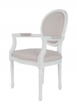 Мягкое полукресло с подлокотниками Diella White MAK interior CF-1916B-O Бежевый