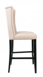 Дизайнерский барный стул Skipton Beige MAK interior CF-1955-O Бежевый