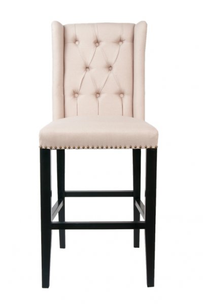 Дизайнерский барный стул Skipton Beige MAK interior CF-1955-O Бежевый