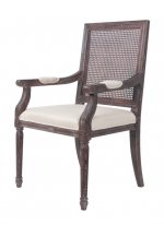 Мягкий стул с подлокотниками Wilton MAK interior CF-1998B-O Бежевый