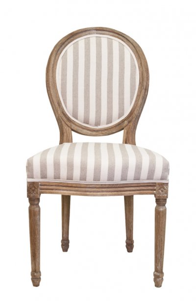 Стул Miro Pinstripe V2 MAK interior CH-211-1-P Белый, Серый