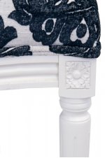 Стул Miro Black-White MAK interior CH-211-1 Черный, белый