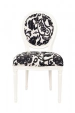 Стул Miro Black-White MAK interior CH-211-1 Черный, белый