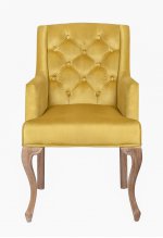 Классическое кресло Deron Gold MAK interior CH-270-GL Желтый