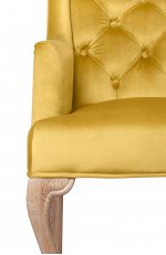 Классическое кресло Deron Gold MAK interior CH-270-GL Желтый