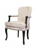 Мягкое полукресло с подлокотниками Anver Beige and Black MAK interior CH-271-B Бежевый