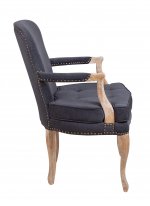 Мягкое полукресло с подлокотниками Anver Oak Grey MAK interior CH-271-G Серый