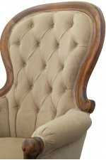 Классическое кресло Madre Light Brown MAK interior CH-295-O Коричневый