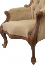 Классическое кресло Madre Light Brown MAK interior CH-295-O Коричневый